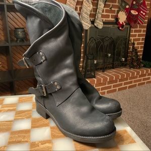 Coolway Cookie Leather Moto Boots Euro 41 New Without Box Made In Spain